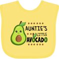 thumbnail image 3 of Inktastic Auntie's Little Avocado with Cute Baby Avocado Boys or Girls Baby Bib, 3 of 4