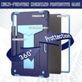 thumbnail image 3 of elitegadget Dual Layer Case for Samsung Galaxy Tab S9 FE+ Plus 12.4" (SM-X610/X616) / Galaxy Tab S9+ Plus 12.4" (SM-X810/X816/X818) - Hybrid Dual Layer Case Cover with Kickstand (Navy Blue/Blue), 3 of 5