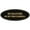 Black Gold, variant on Signs ByLITA Oval No Soliciting Do Not Ring Doorbell Sign - Laser-Engraved Lettering | Durable ABS Plastic | Vibrant Colors | Powerful Foam Tape (Lt Gray) - Small
