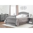 Sorelle Furniture Fairview 4 in 1 Convertible Crib, Grey