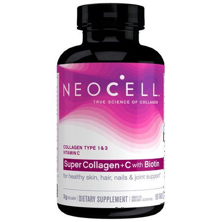 NeoCell Super Collagen (Types 1 & 3) + Vitamin C Tablets, 90
