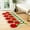 Apple, variant on Fruit Pattern Kitchen Rug, Non-Slip Washable Indoor Doormat, Cute Floor Mat for Kitchen, Bathroom, Entryway - Low Profile, 20" x 48"