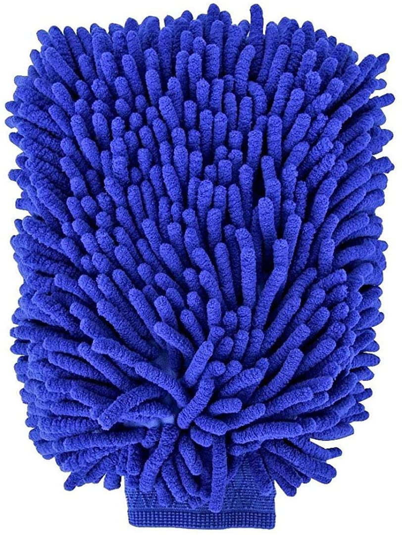Fiber Gloves Mitt Microfiber 1 Pcs Durable Soft Car Chenille Cleaning Wash 