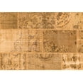 thumbnail image 1 of Ahgly Company Indoor Rectangle Patchwork Orange Transitional Area Rugs, 5' x 8', 1 of 1