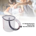thumbnail image 4 of Taza Medidora Ajustable 4 En 1, Raspador Deslizante, Taza Medidora Transparente Para Cocina, Apta Para Lavavajillas, 4 of 7