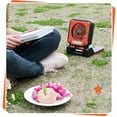 thumbnail image 3 of Bearachild Ventilador recargable ABS con giro y plegado de 180°, silencioso y portátil, carga USB tipo C. Electrodomésticos naranja, 3 of 5