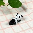 thumbnail image 1 of Panda Ceramic Paint Brush Holder Palette Pen Rack Stand for Calligraphy Gouache Acrylic Watercolor Oil Painting Art Supplies He Qiyong unisex, 1 of 2