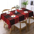 thumbnail image 2 of Rectangle Table Cloth, Clan MacLeod of Raasay Red and Black Tartan Plaid Resistant Washable Tablecloth Decorative Table Cover for Dining, Indoor and Outdoor, 2 of 6
