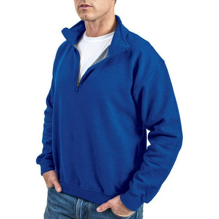 Gildan Men's 1/4 Zip Cadet Collar Sweatshirt - Walmart.com