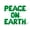 Green, variant on Letter Balloons - PEACE ON EARTH 16" Inch Alphabet Letters Foil Mylar Balloon Christmas Party Banner (Pink)