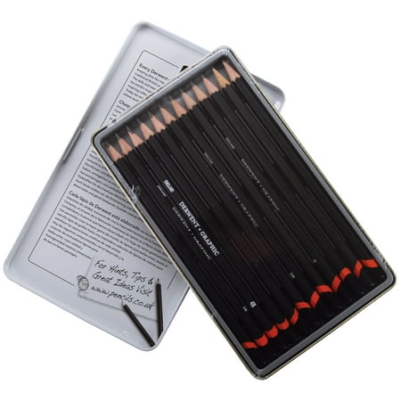 Derwent Graphic - Derwent Graphic Pencil Tin 12pk, Medium