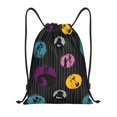thumbnail image 1 of Goofa The Nightmare Before Christmas Print Drawstring Backpack Bag Sport Gym Sackpack Cinch Bags Drawstring Bags Draw String Sport Bag-Medium, 1 of 6