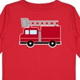 thumbnail image 4 of Inktastic Red Firefighter Fire Truck Boys or Girls Long Sleeve Toddler T-Shirt, 4 of 5