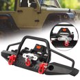 thumbnail image 2 of Parachoques Delantero, Parachoques Delantero De Metal, Reemplazo Duradero Confiable Con LED Para TRX4 SCX10 RC Car OTVIAP Front Bumper, 2 of 8