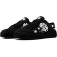 thumbnail image 2 of Coolcustomize Men's Fashion Canvas Sneaker Low Top Flat Casual Shoes Women's Vibrant Skull Lightweight Comfort Walking Shoes, 2 of 6