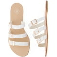 thumbnail image 2 of Gallery Seven Tri-Strap Slide Sandals for Women, 2 of 7