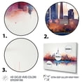 thumbnail image 3 of Designart "City of Toronto, Canada II" Canada Floater Framed Wall Art Living Room, 3 of 7