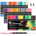 thumbnail image 1 of Dual Brush Markers Pens for Coloring,72 Colors Artist Set, Fine & Brush Tip Art Markers for Kids Adult Coloring Books Bullet Journal Note Taking Lettering Drawing Craft Supplies, 1 of 6
