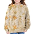 thumbnail image 4 of YunPes Girls' Sweatshirts Winter Children's Retro Print Sweatshirts for Teenagers Long Sleeves Cute Sweatshirts Toddler Hoodie, 4 of 7