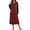 Red Black Plaid, variant on Ekouaer Long Sleeve Nightgowns for Women Calf Length Sleepwear Long Sleepshirts Crewneck Sleep Dress