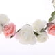 thumbnail image 5 of Boda fiesta flor chica nupcial diadema pelo corona frente decoración Blanco y Colcomx Guirnalda del pelo de la flor de la mujer, 5 of 8