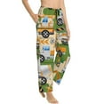 thumbnail image 2 of Kll Womens Construction Machinery1 Print Pajama Pants Soft Pajama Bottoms For Women Cozy Lounge Pants, 2 of 9