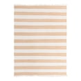thumbnail image 3 of Unique Loom Chindi Rag Collection Area Rug - Striped (10' x 13' 1" Rectangle Beige/Ivory), 3 of 10