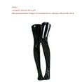 thumbnail image 2 of TiaoBug Women Patent Leather Above Knee Leg Length Thigh High Stockings Accessories Black One Size, 2 of 2
