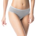 thumbnail image 2 of Shero StayFresh Water Drop Panties, Antibacterial Hipster Panties for Women with Sensitive Skin, Gray SM, 2 of 7