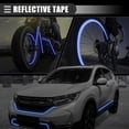 thumbnail image 2 of Cinta Reflectante Única para Automóviles y Motocicletas Hoja Reflectante de Alta Brillantez 5cmx9m Azul, 2 of 7