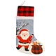 thumbnail image 2 of Ganfancp Old Man Plaid Christmas Socks Bolsa de Regalo Decoración Navideña Candy Socks Adornos Navideños Bolsas de Regalo Navidad Liquidación Una Media de Navidad., 2 of 5