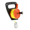 thumbnail image 1 of Scuba Diving Reel Handle Yellow Line Kayak Anchor Safety Gear for Wreck Exploration Snorkeling Spear Fishing Diving Cave Dive , naranja 46m DYNWAVEMX Carrete de buceo, 1 of 8
