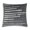 Gray Silver, variant on Cloud9 Design Adele 22" x 22" Charcoal Gold Pintucked Velvet Decorative Throw Pillow