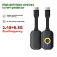 thumbnail image 4 of Proyector de Teléfono 4K HD Wifi Inalámbrico Proyector Compatible con Inalámbrico Receptor Miracast Adaptador de Pantalla, 4 of 5