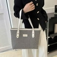 thumbnail image 3 of Large Work Tote Bag for Women Designer Purses and Handbags Classic Big Bucket bags Womens Travel Shoulder Bag White, 3 of 5