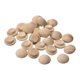 thumbnail image 1 of Tapones de madera, paquete de 50, 13 x 8 mm - Tapones de botón de madera de haya, cubiertas de agujeros de tornillo para escaleras, sillas y manualidades, 1 of 6
