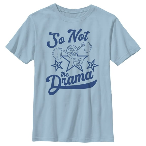 Boy's Kim Possible So Not the Drama Graphic Tee Light Blue Large