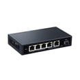 thumbnail image 1 of 2.5GbE D Switch 5 Port 2500Mbps Network 10G SFP+ Slot Uplink Web D Link Aggregation Hub Internet Splitter, 1 of 7