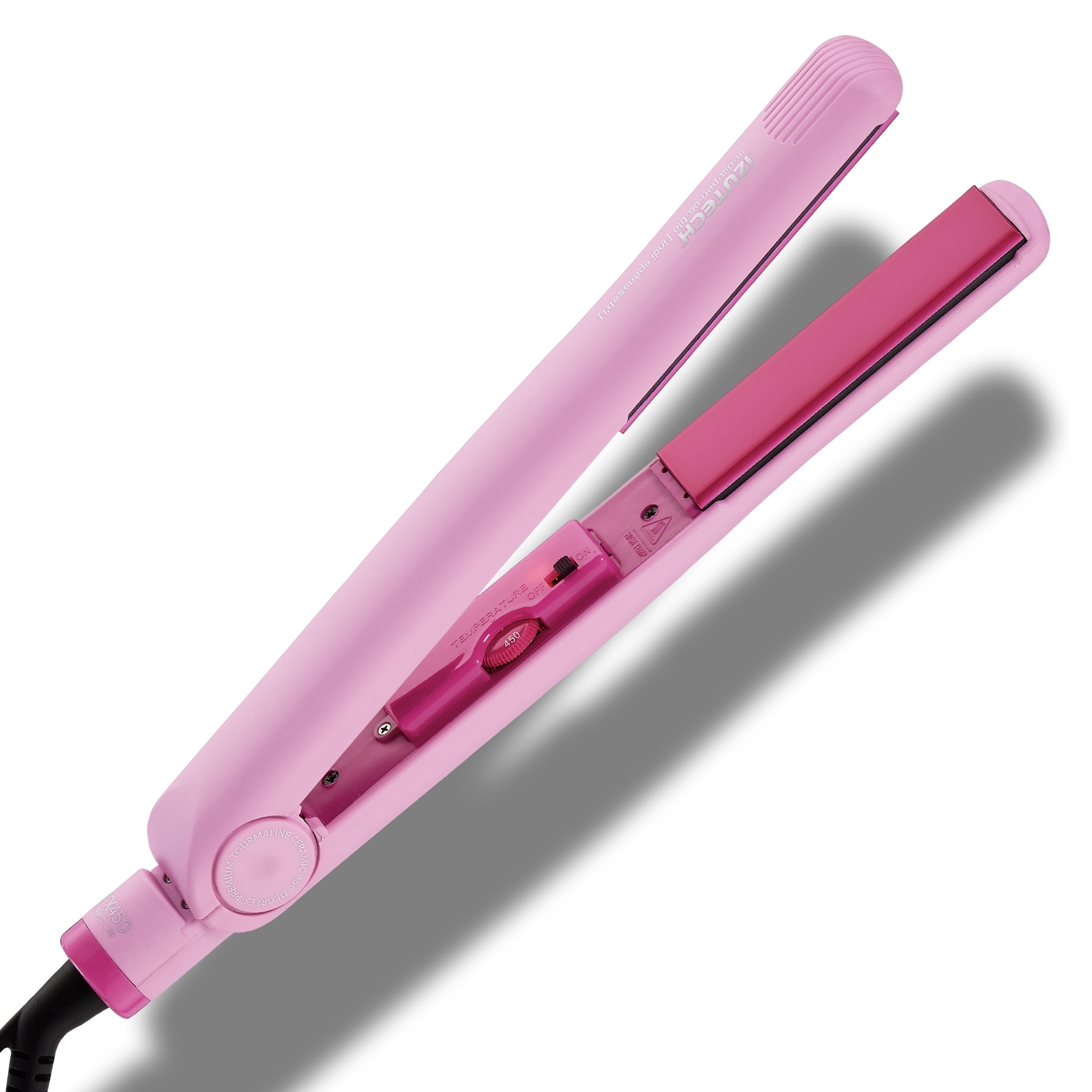 pink flat iron