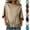 #02 Khaki, variant on Breathable Loose Fit Tops for Women Crew Neck Batwing Half Sleeve Shirts Cotton Linen Elastic Banded Hem Casual Daily Summer Blouses, #02 Mint Green, XL
