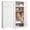 White-Ld-86''H, variant on Polup 86" H Modern Steel Sturdy Armoire Cabinet with Shelves and Hanging Rod, Bedroom Wardrobe Closet with Doors White