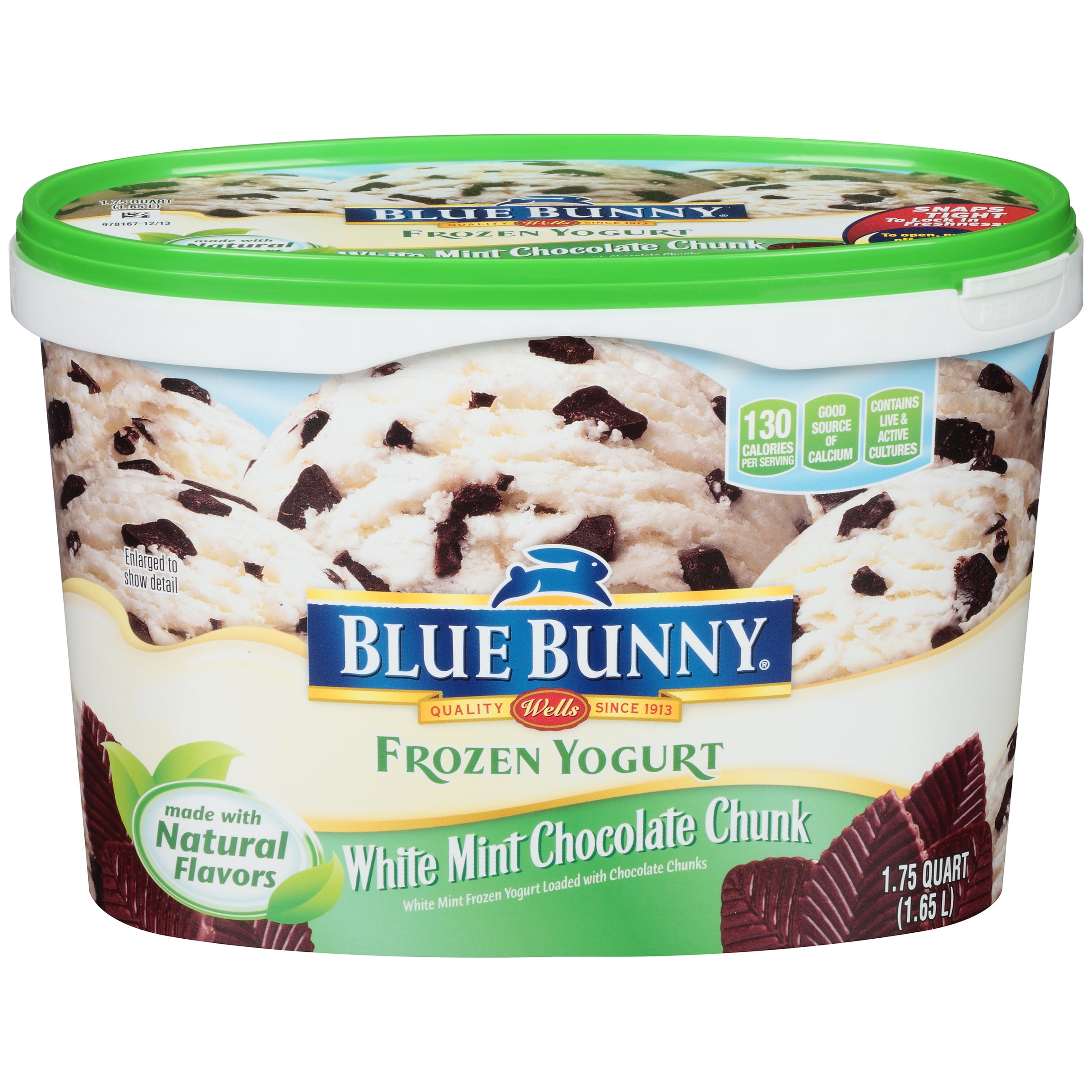 blue bunny frozen yogurt ingredients