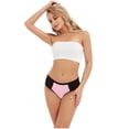 thumbnail image 5 of Clearance Sale! Panties for Women Cotton Color Underwear Women Underpants Solid Bikini Briefs Patchwork Womens Panties Pink 5Xl, 5 of 9
