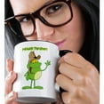 thumbnail image 2 of 3drose, Western Frog Waving Howdy, 11oz Two-tone Black Mug, 2 of 6