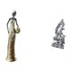 thumbnail image 5 of Escultura de mujer tribal africana y figura de Guan Yin, estatua decorativa fusionada para escritorio, dormitorio u oficina. Ideal para inauguración d, 5 of 8