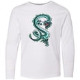 thumbnail image 3 of Inktastic Eastern Style Dragon Long Sleeve Youth T-Shirt, 3 of 5