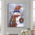 thumbnail image 4 of Arte de pared divertido de Papá Noel y muñeco de nieve, póster, imagen impresa, pintura en lienzo, sala de estar, decoración del hogar, Navidad, Año Nuevo, 4 of 4