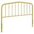 thumbnail image 1 of Modway Lennon Modern Farmhouse Metal Adjustable Headboard, Queen, Gold, 1 of 5