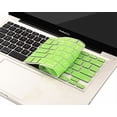 thumbnail image 3 of Mosiso - Keyboard Cover Silicone Skin for MacBook Air 13" and MacBook Pro 13" 15" 17" (with or w/out Retina Display 2010-2015 Years), Green, 3 of 4