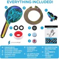 thumbnail image 5 of SparkPod Rainbow Handheld Shower Head 9 Spray 5 Inch High Pressure ABS, 5 of 5
